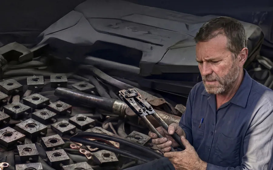Heavy crimping tools and wasted installation time pain point image